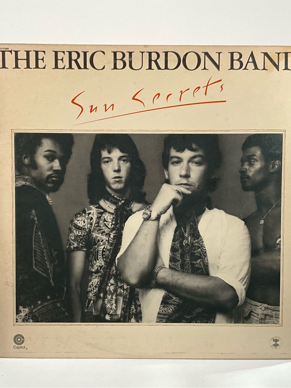 The Eric Burdon Band - Sun Secrets LP (1974) Capital ST-11359 - VG